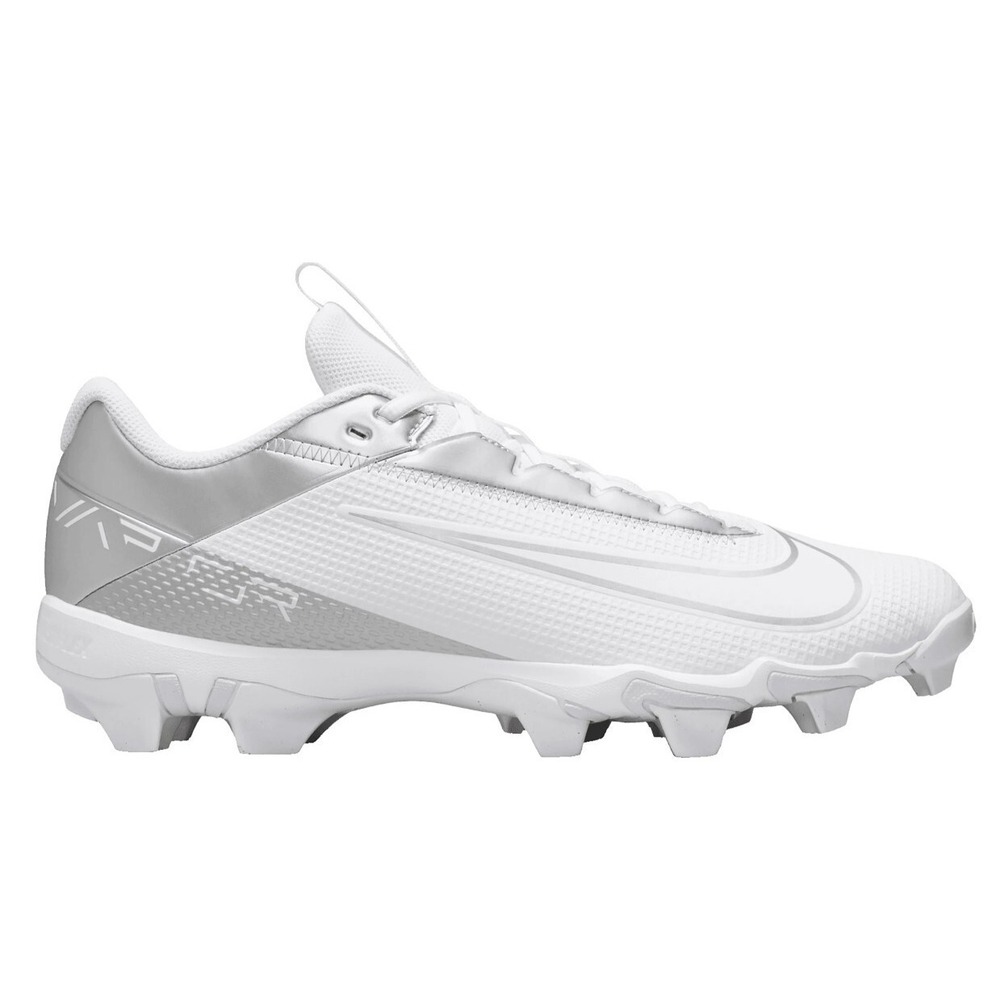 Nike Vapor Edge Shark 2‎ Football Cleats Men's 16 Metallic Silver/White